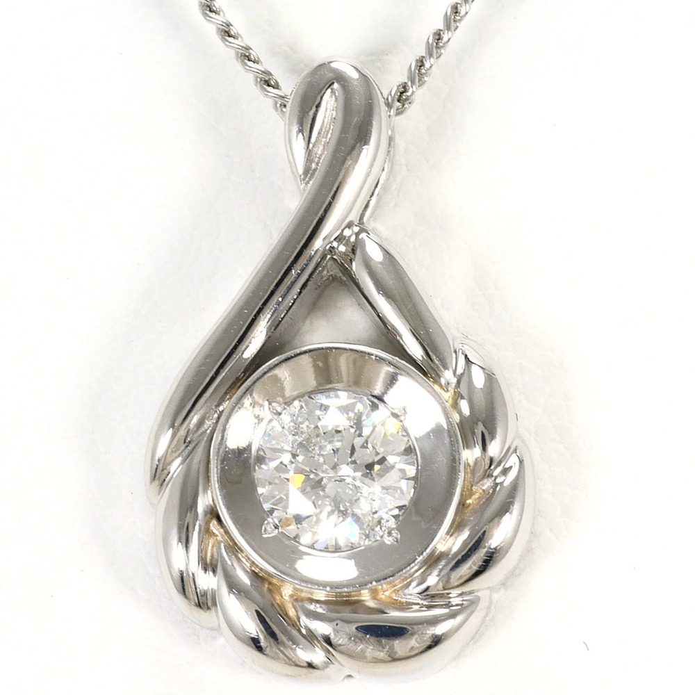 VINTAGE Silver Diamond Necklace